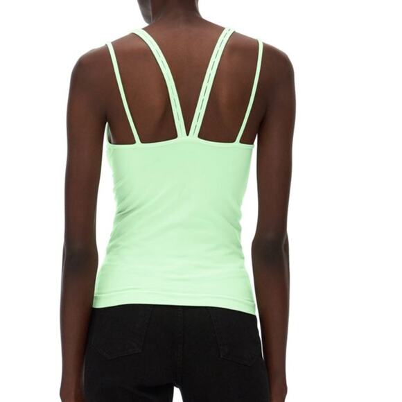 Helmut Lang Multi-Strap Tank Top XS/S Pastel Green Designer Luxury Street Chic - Picture 2 of 6